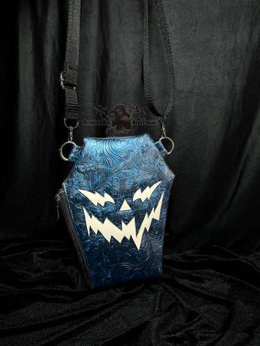 LE Modnight Blue Wicked Grimlash Coffin Crossbody