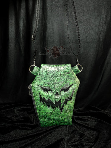 LE Green Wicked Grimlash Coffin Crossbody