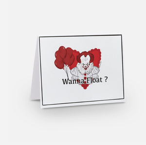 Wanna Float Valentines Day Card