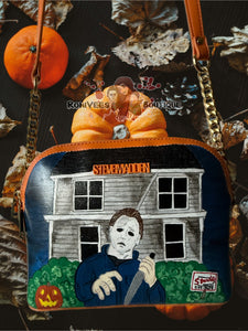 Handpainted Boogeyman Crossbody Purse