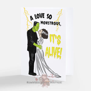 A Monstrous Love Valentines Day Card