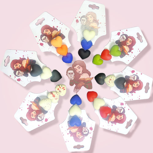 Horror Themed Heart Clips