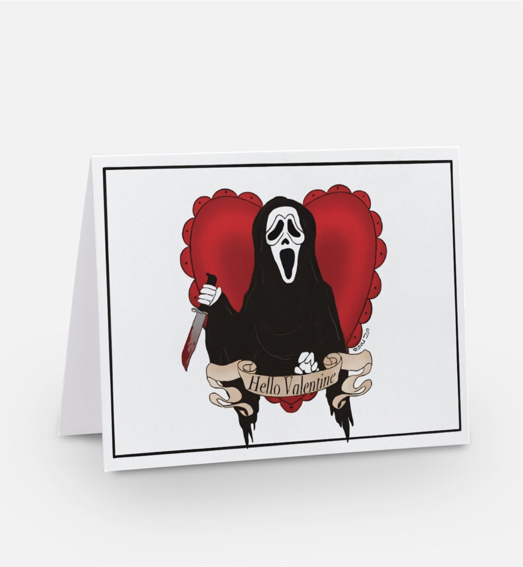 Hello Valentine Valentines Day Card