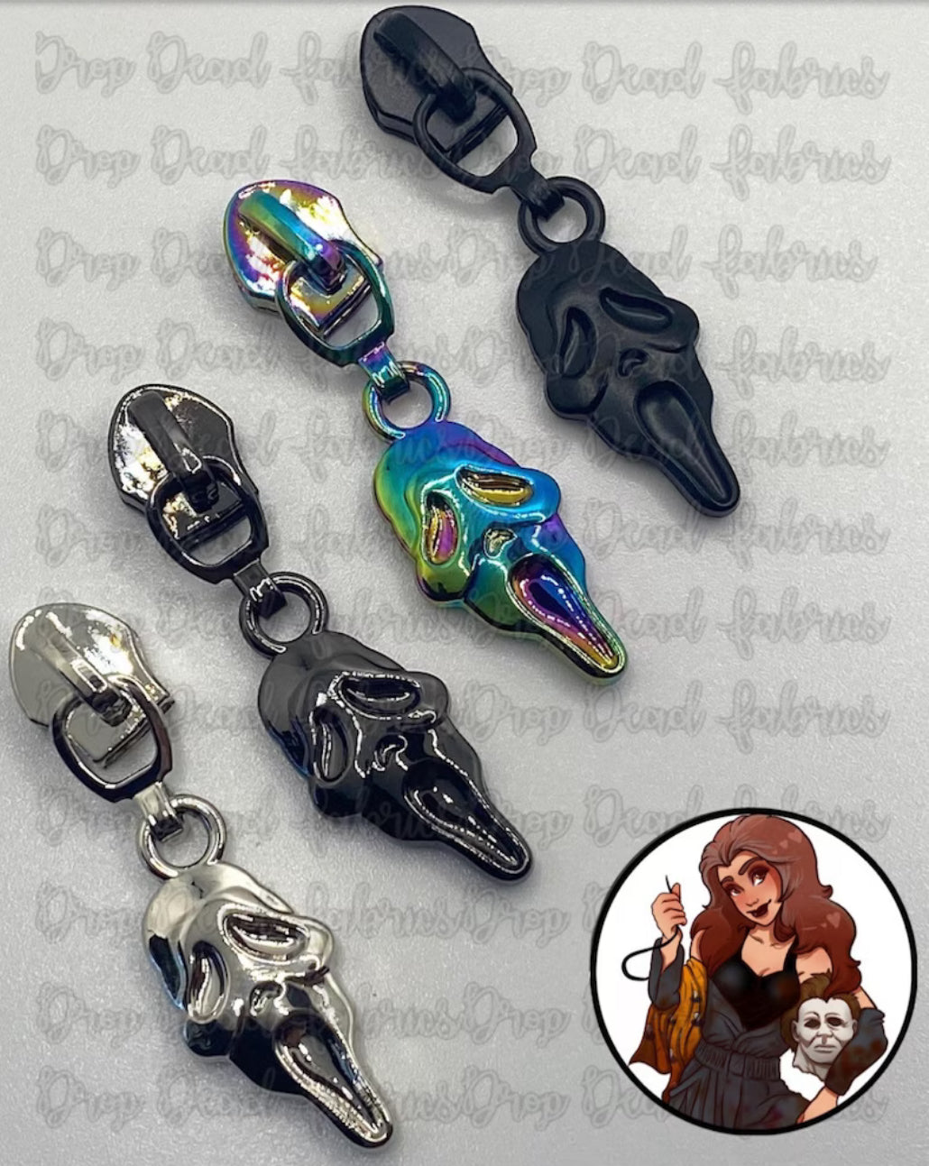 *DDF EXCLUSIVE* Ghostie Zipper Pulls