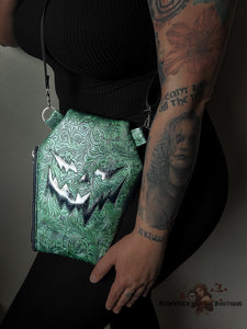 LE Green Wicked Grimlash Coffin Crossbody