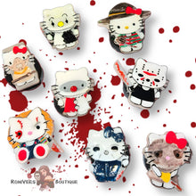 Load image into Gallery viewer, Horror Themed Hello Kitties Gripper