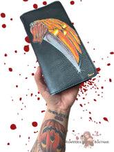 Load image into Gallery viewer, Handpainted Art The Clown Wallet/Clutch