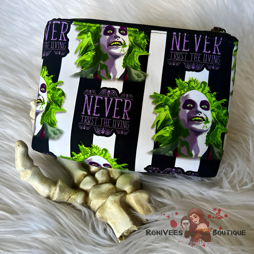 *LE* Beetlejuice Makeup Pouch