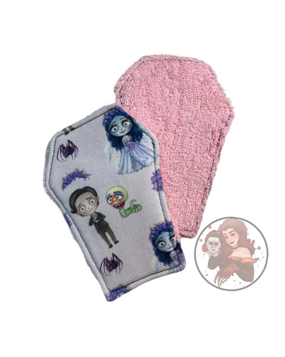 Pink Corpse Bride Coffin Shaped Makeup Remover Pads