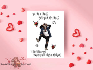Hellfire Join The Club Valentines Day Card