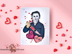 I’d Kill For You Valentines Day Card