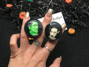 Frankenstein And Bride Phone Grips