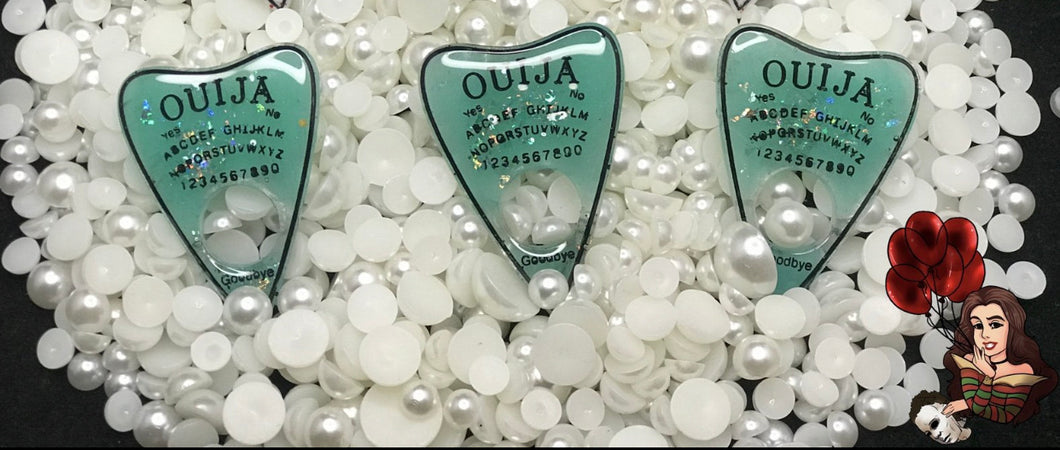 Teal Ouija Planchette Phone Grips