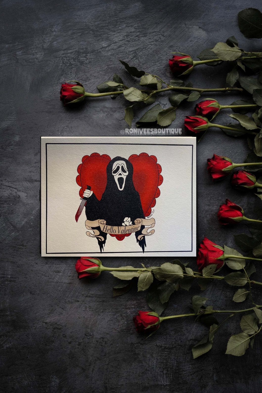 Hello Valentine Valentines Day Card