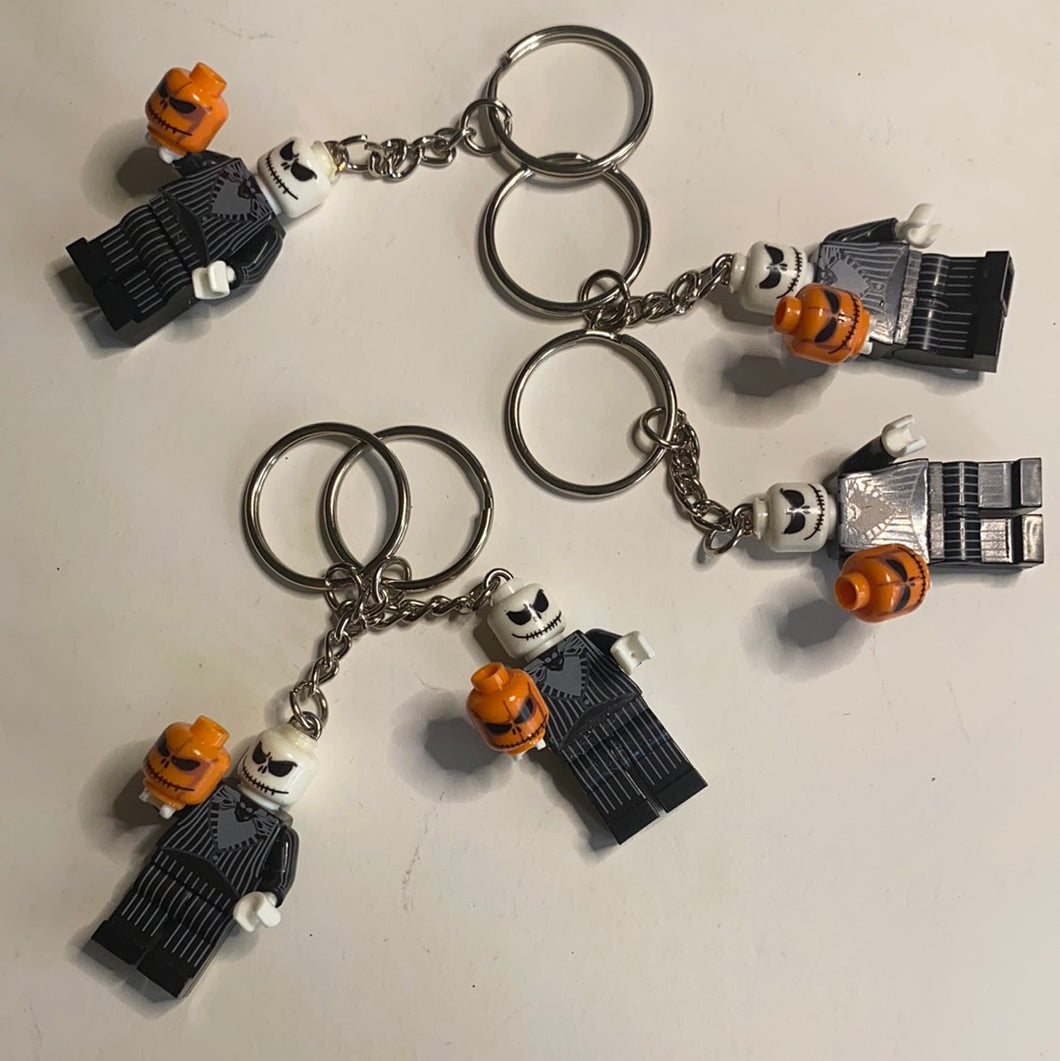 Jack w/Pumpkin Lego Keychains