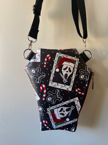 Small Holiday Ghostie Coffin Crossbody