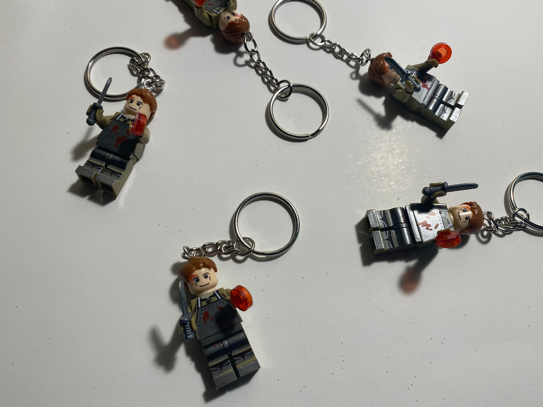 Dexter Morgan Lego Keychains