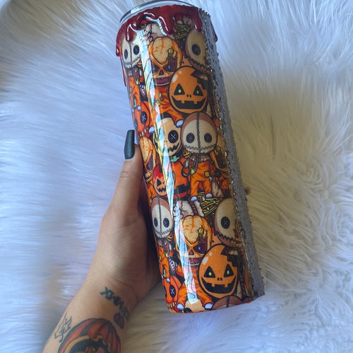 Trick R Treat SackHead Tumblers