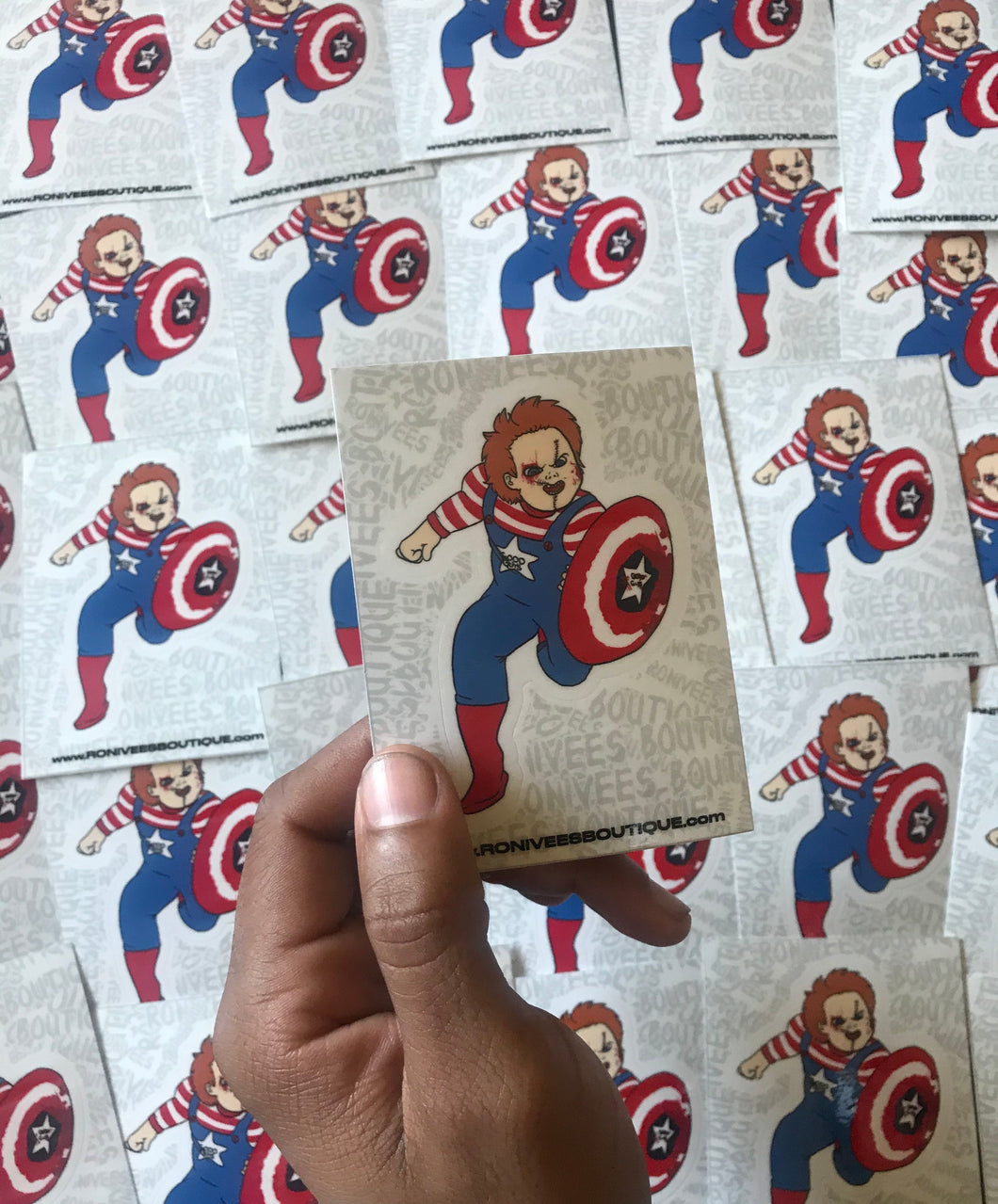 Captain Chucky Stickers
