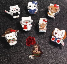 Load image into Gallery viewer, Horror Themed Hello Kitties Gripper
