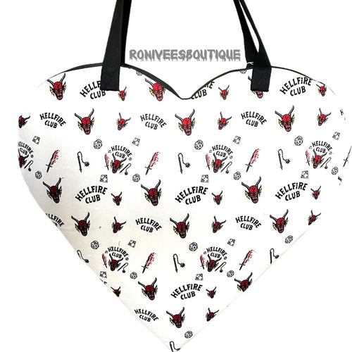 Hellfire Heart Tote Bag