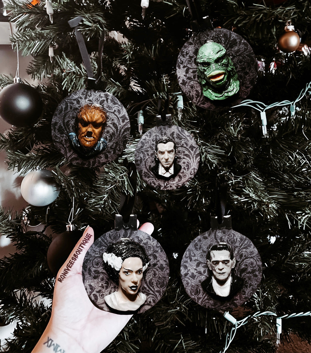 Universal Monsters Ornaments