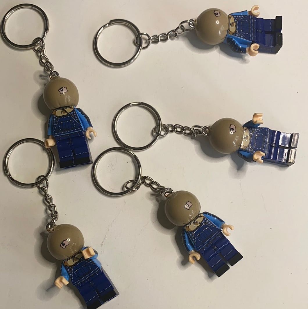 Sack Head Momma's Boy Lego Keychains