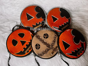 Handpainted Pumpkin Wristlets