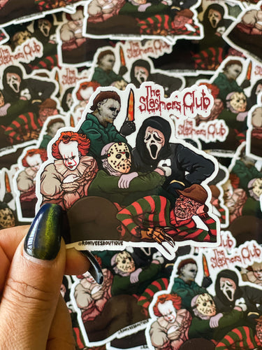 The Slashers Club Stickers