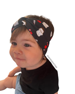 Toddler Boogeyman In Black Headwraps