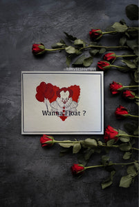 Wanna Float Valentines Day Card