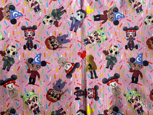 Kids Horror Guys On Pink