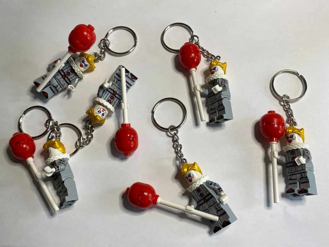 New ClownFace Lego Keychains